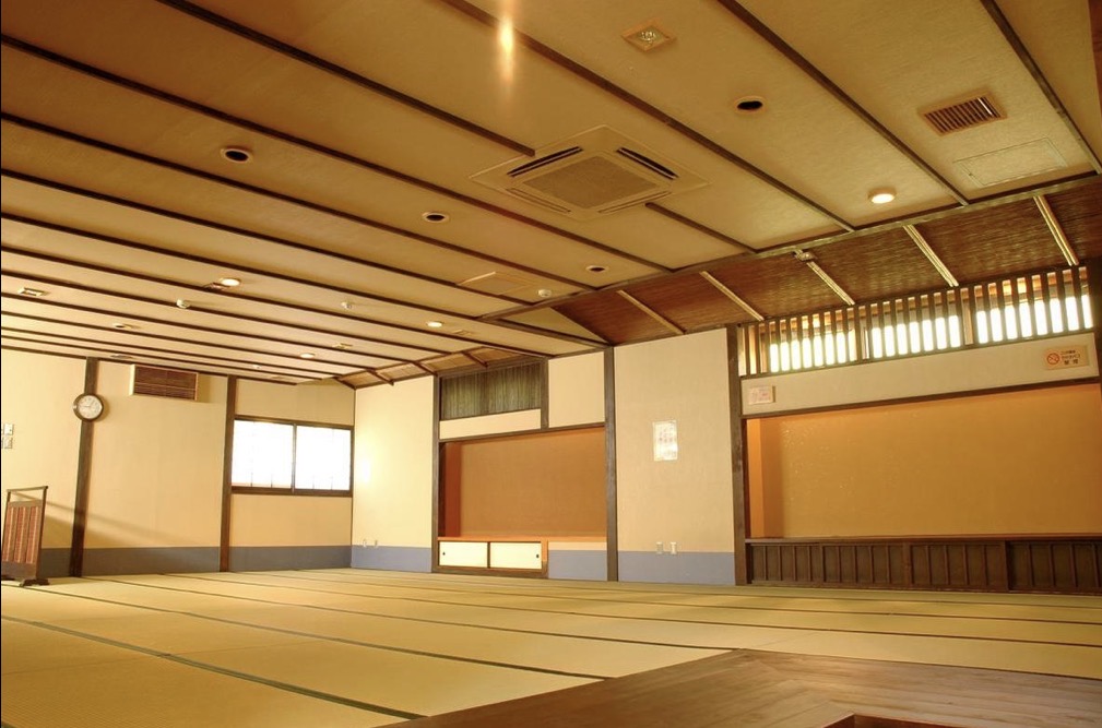 湯守の里のヨガ会場